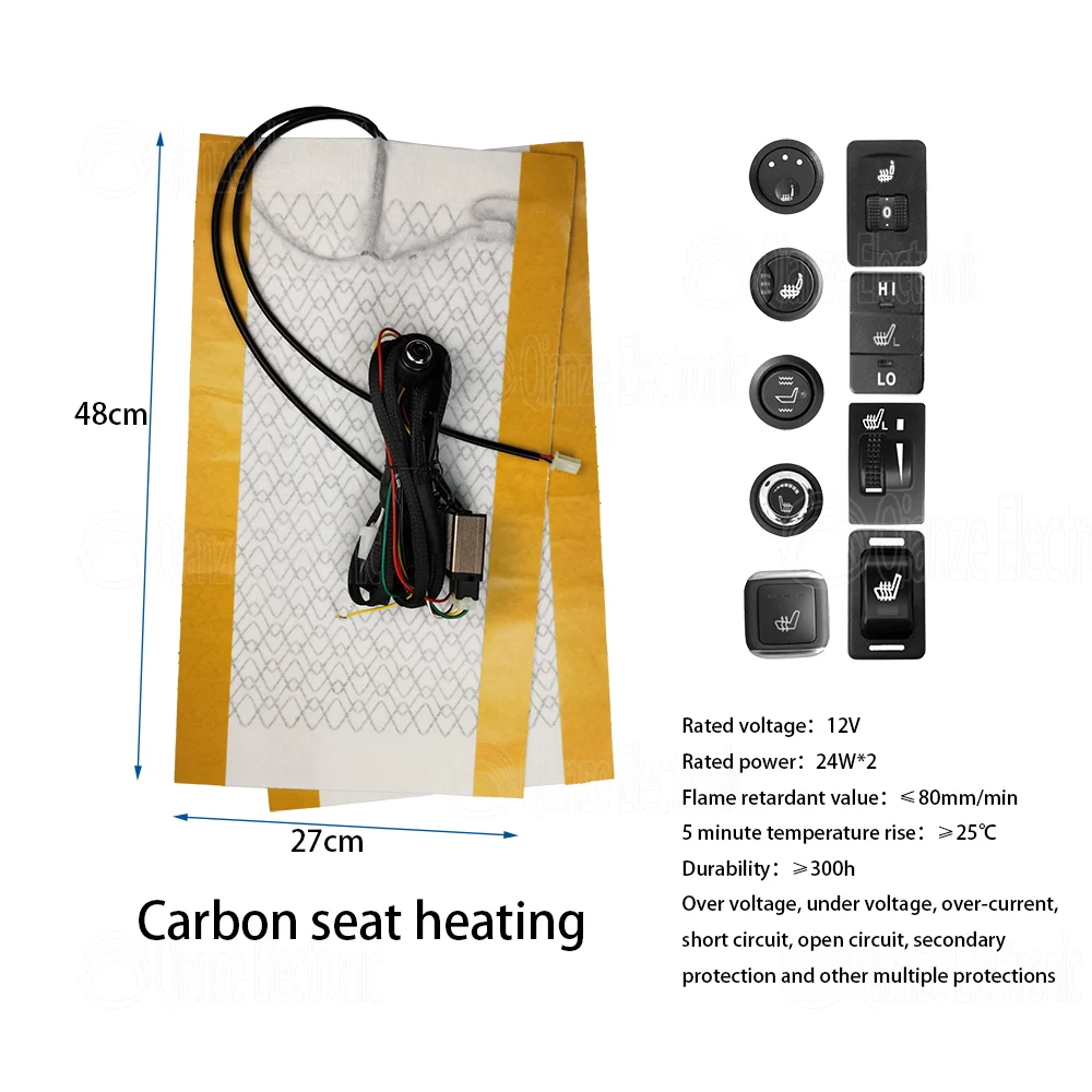 2025  Chinese manufacturer   Aftermarket  /Heated seats     heated leather seats    Carbon Fiber  Heater