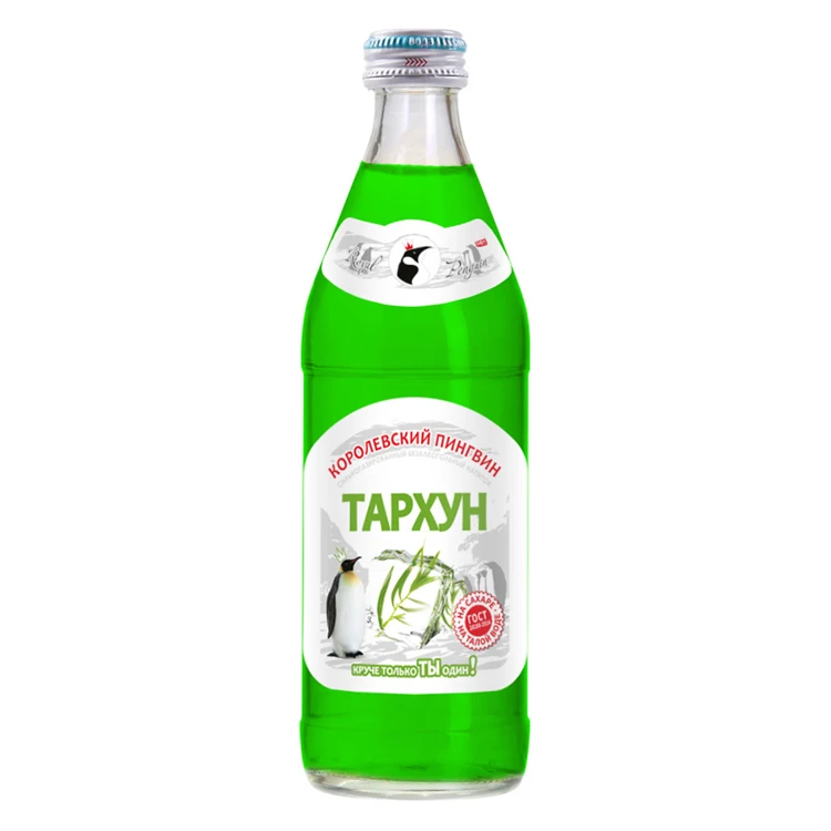 Natural lemonade with tarragon flavor based on natural ingredients great taste soft drinks