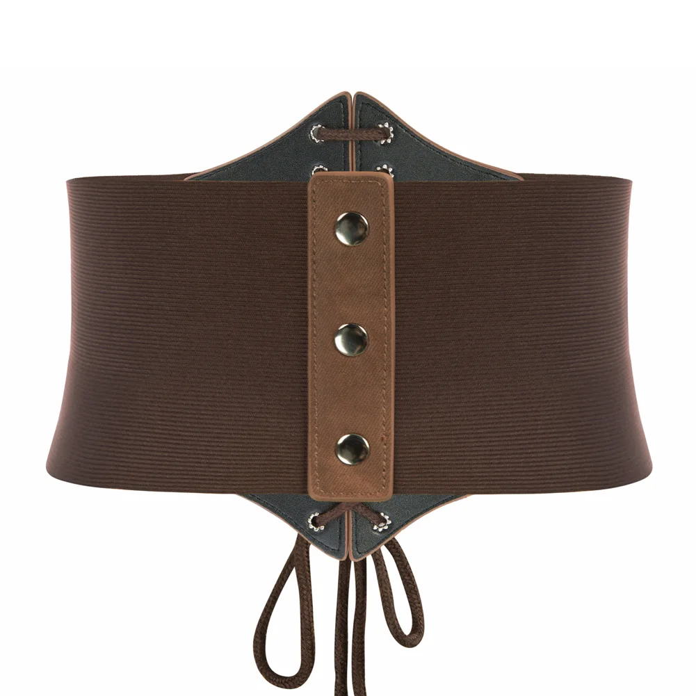 Grace Karin Women 12cm  Lace-up Stretchy Waistband Wholesale Waist Cinchers Ladies Corset Belts