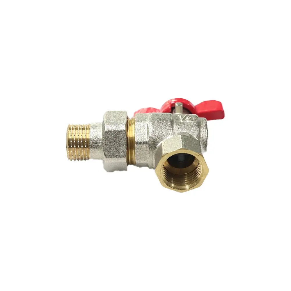 Vietnam valve factory double union brass ball valve full bore 2 inch  iron handle whole sale in Vietnam