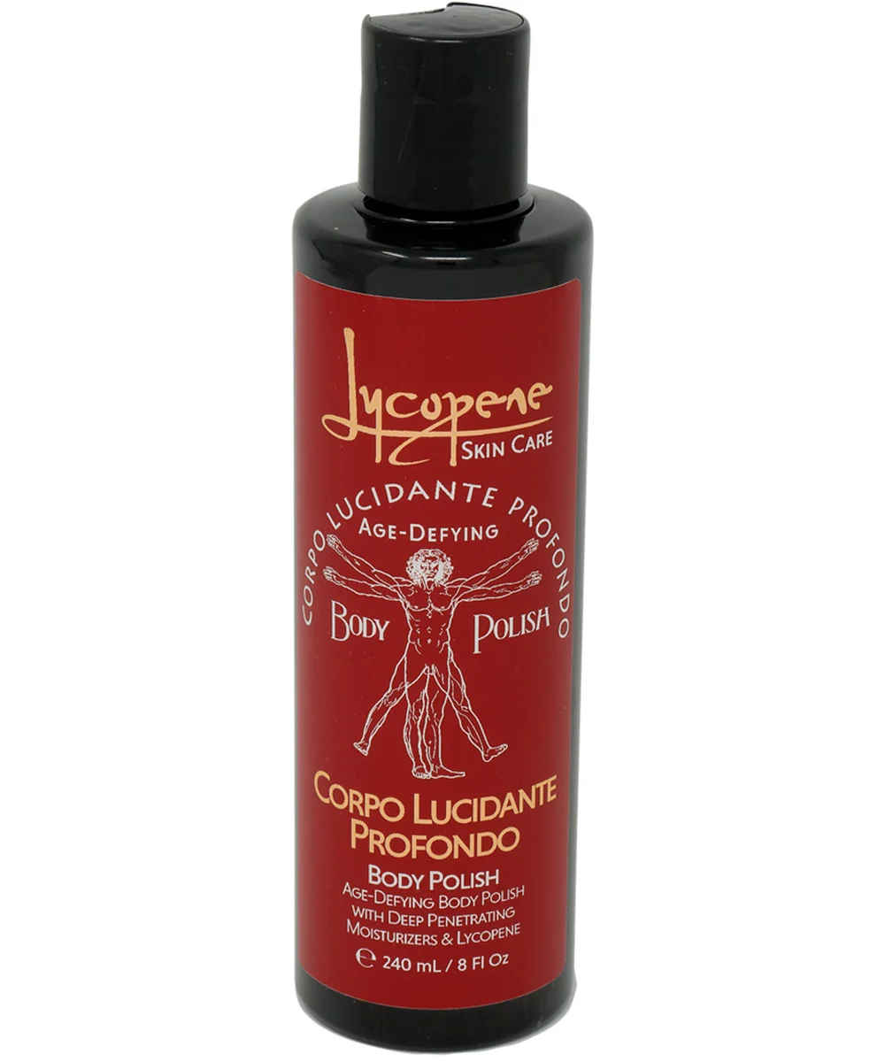 Lycopene Body Polish - Mild Fruit Acids to Gently Remove Impurities & Dead Skin Cells from the Body