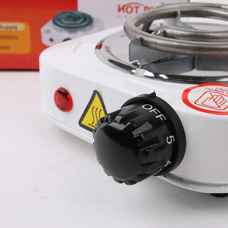 
500W electric cooking single hookah hot plate with heating coil for home kitchen appliance 