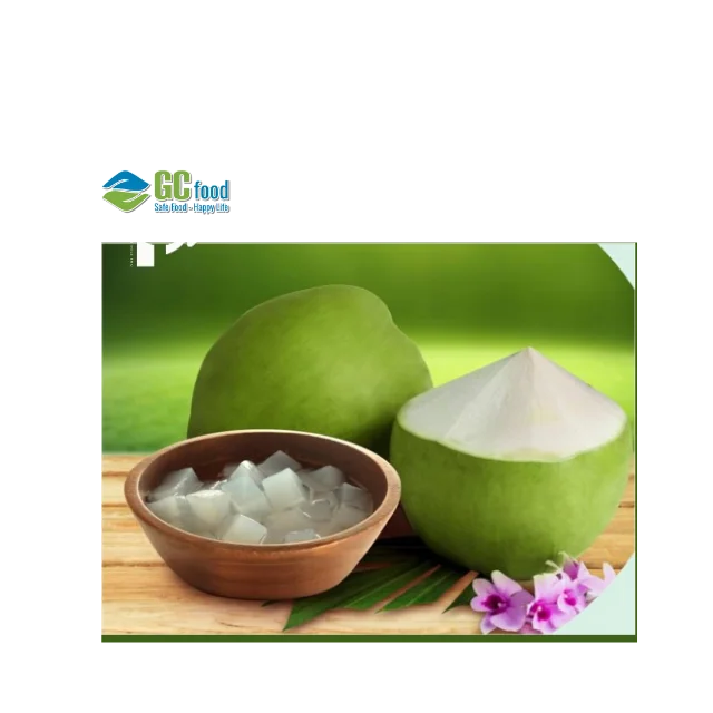 (GCFOOD) NATA DE COCO/кокосовое желе по лучшей цене, оптовая продажа, сделано в Вьетнаме, 100% натуральное