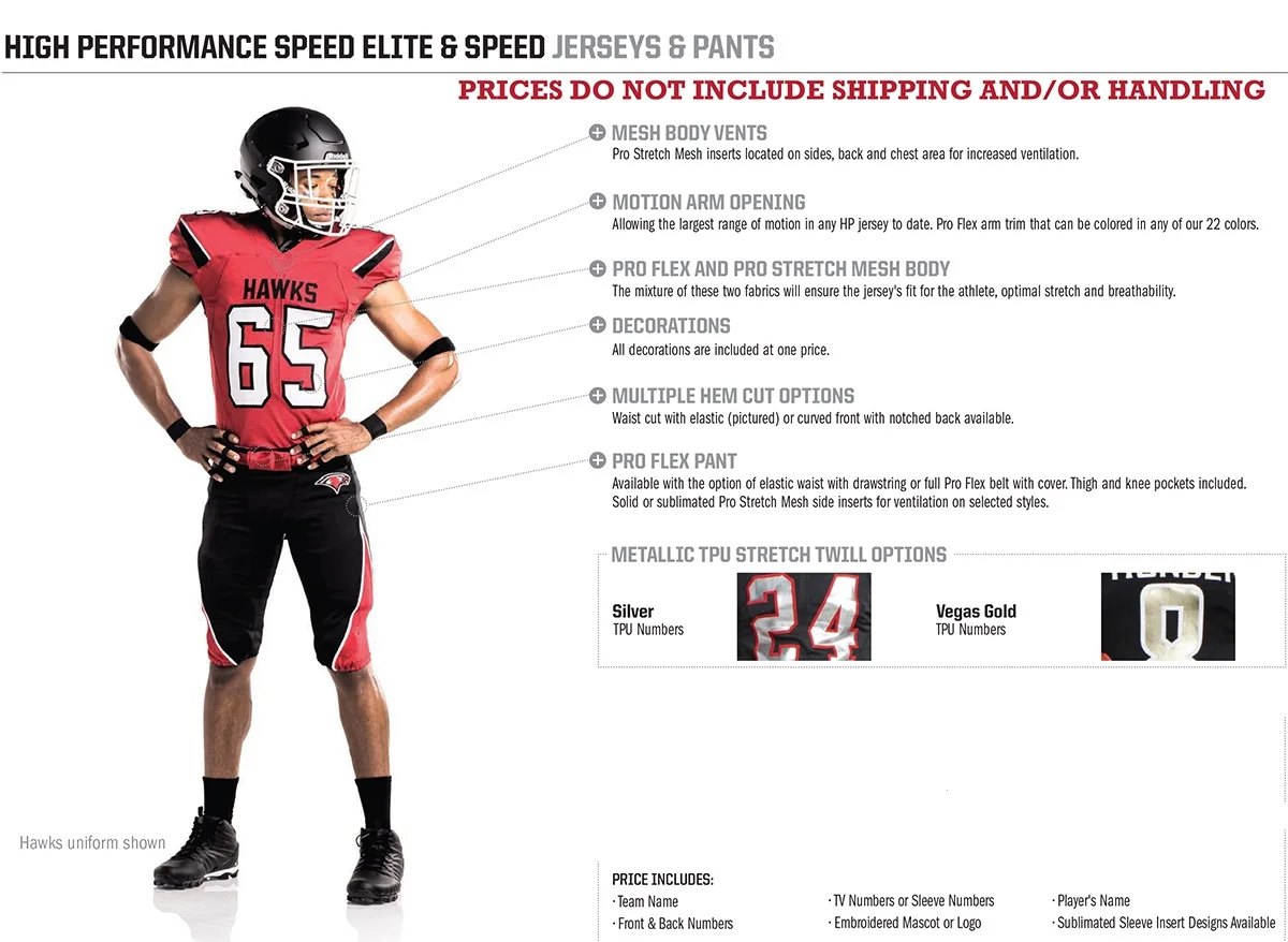 Professional American Football Uniform Made Custom sublimation american football uniform american football jersey breathable