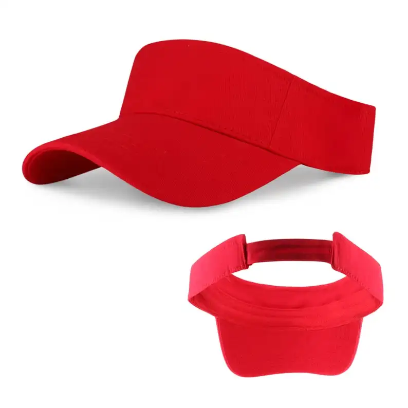 Plain Visor Hat Custom Color Logo Visor Hat Choose Your Own Color 100% Cotton Custom Color Logo Visor Hat
