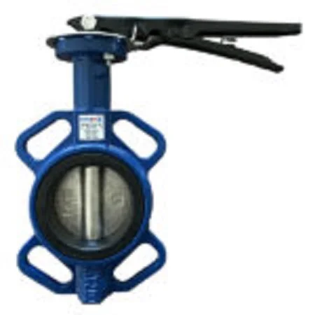 2021 High Quality GG-25 Cast Iron Body Model 070080 DN80 Wafer Type Nickel Disc Manual Butterfly Valve From Turkey