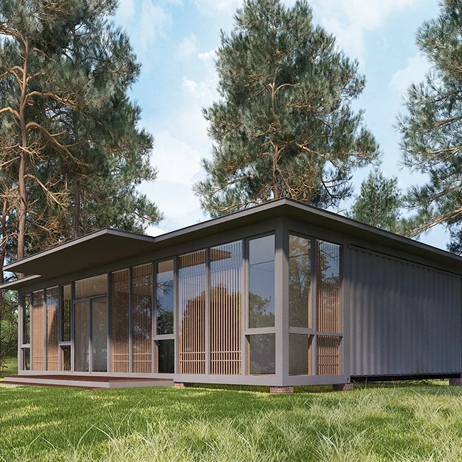 Custom modern modular 40FT shipping container 3 bedroom design prefab house