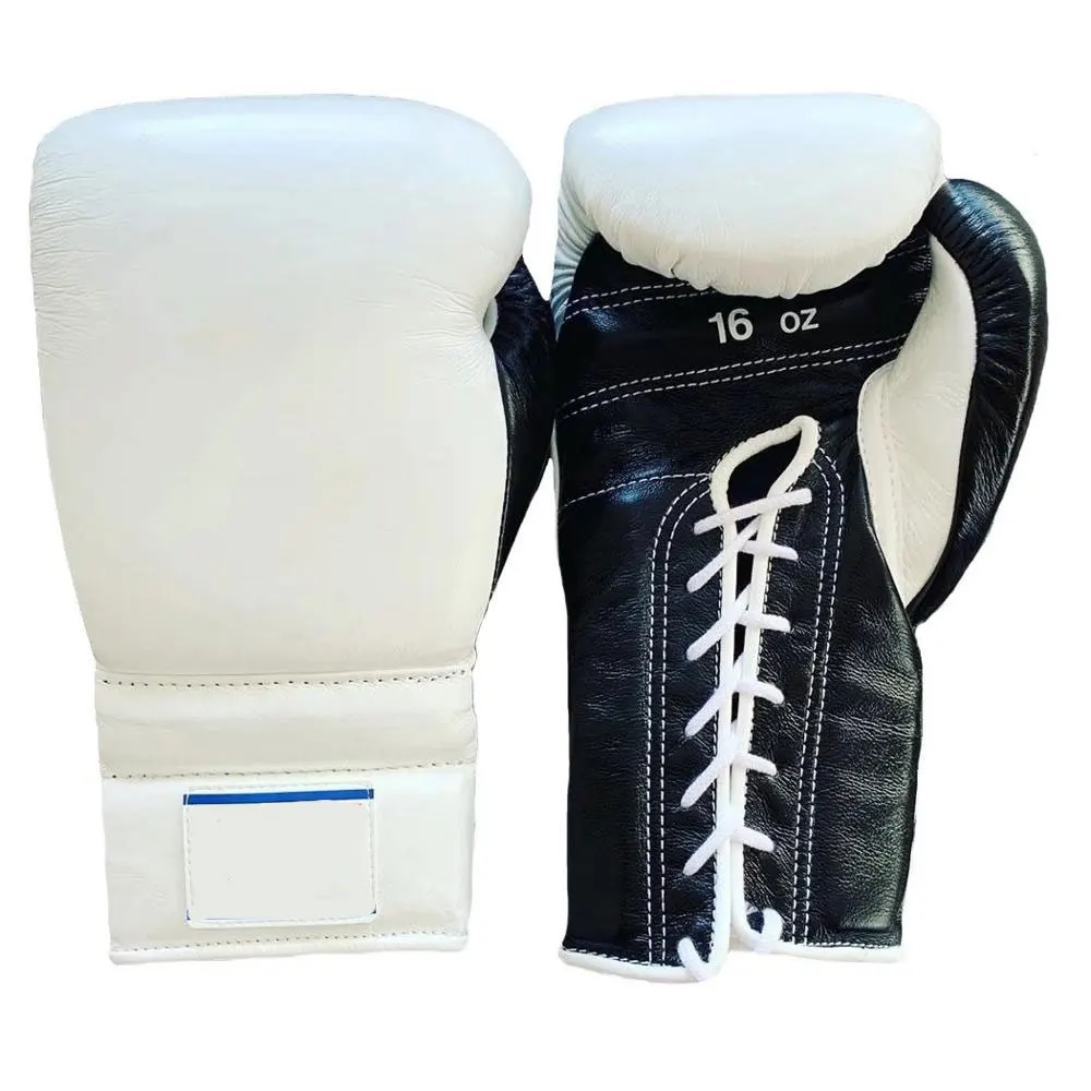 Pro Boxing Gloves Best Selling Mix Fight Leather with Laces Custom Color 8oz 10oz 12oz 14oz 16oz Wholesale Personalized OEM
