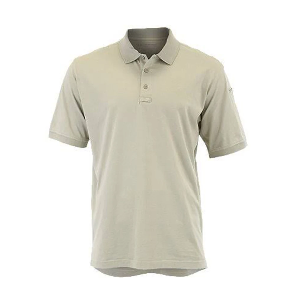 Hot Sale Comfortable Short Sleeves Collar Men Polo T Shirts Half White Color