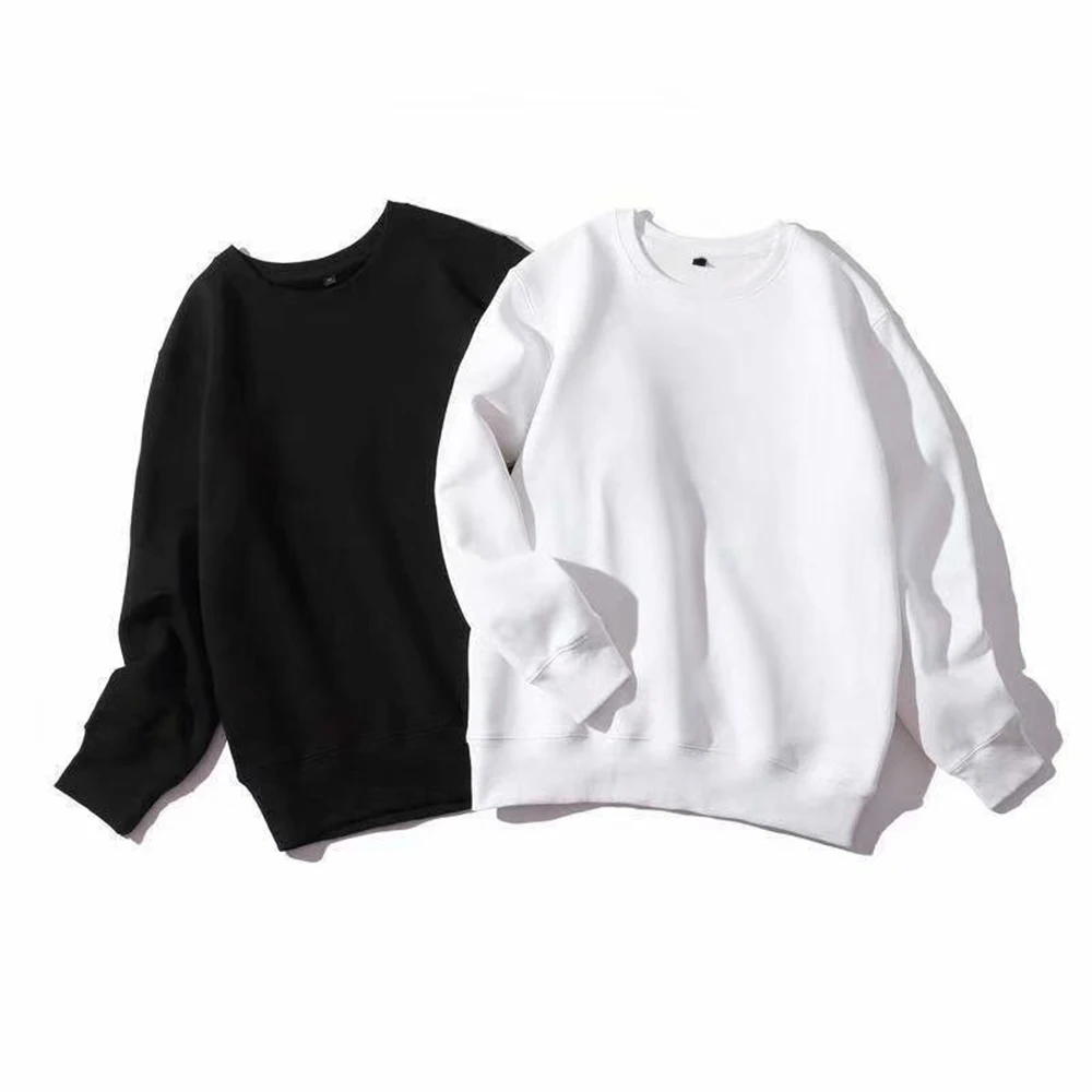 
Wholesale custom Cheap Round Neck Plain Sweatshirt Without Hood Thick Man Pullover Hoodie S-5XL 