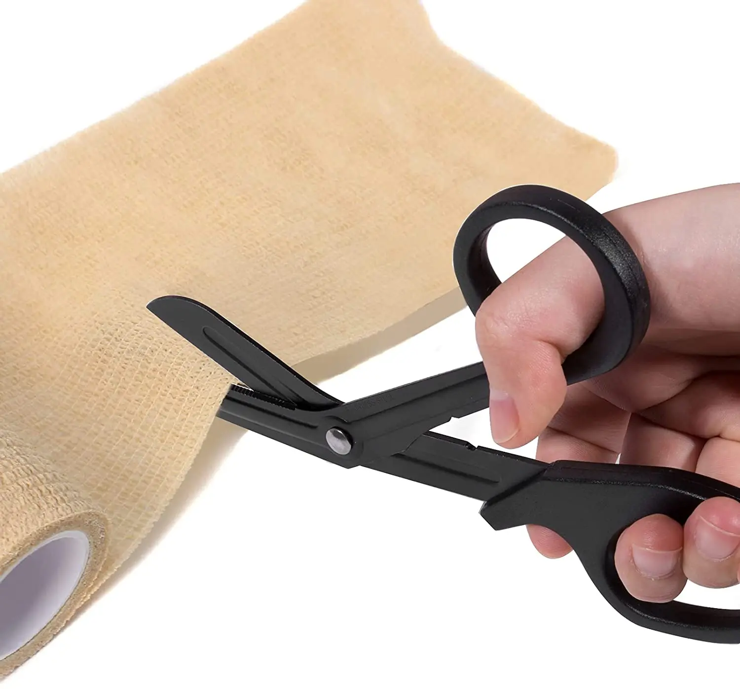 
First Aid Surgical Scissors, Utility Bandage Scissors, Fluoride-Coated with Non-Stick Blades Trauma Scissors 