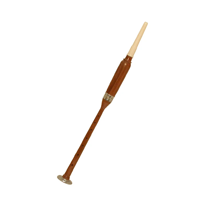 SATINWOOD PRACTICE CHANTER NICKEL PLATED FERRULE & SOLE 19-INCH