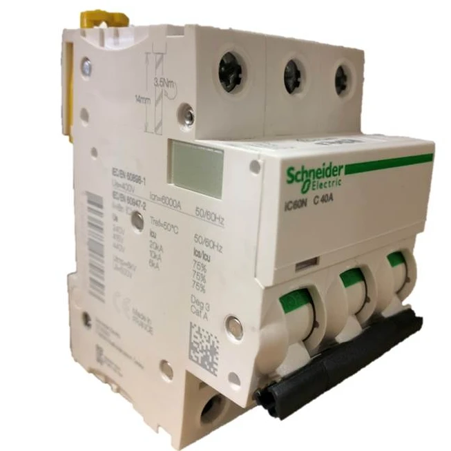 made in france A9F74340 3P 40A IC60N Schneider Miniature Circuit Breaker