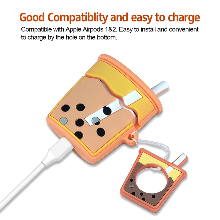 Milk Tea For Airpods Case For Airpod Case Bubble Tea For Airpods Case Keyring