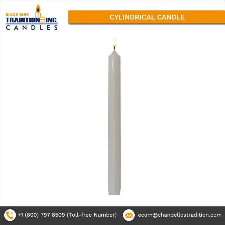  Доступно контрактное производство горячая Распродажа цилиндрической формы зеленый цвет Свеча для декора