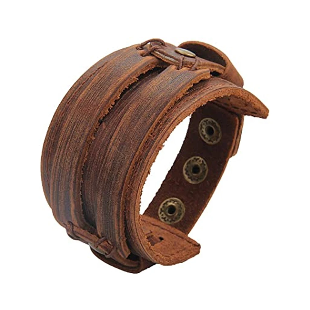 Fashion Design Leather Bracelets Hand Bracelet Stone PK Jewelry Decoration Customized Size Customized Packing Customized Color