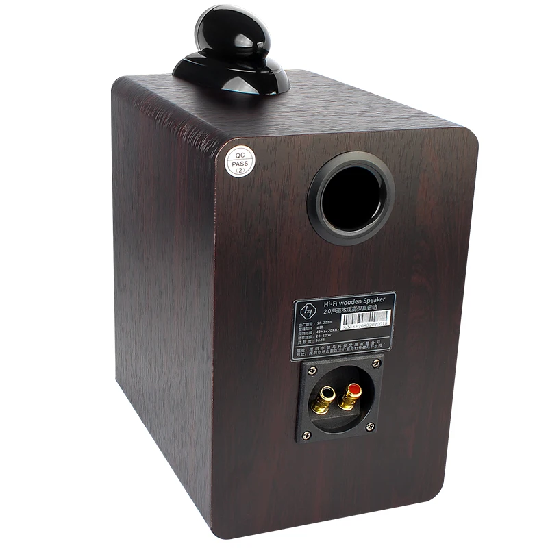 HIFI Indoor  Home Speaker 2.0ch Two Way Crossover Bookshelf Passive Speaker