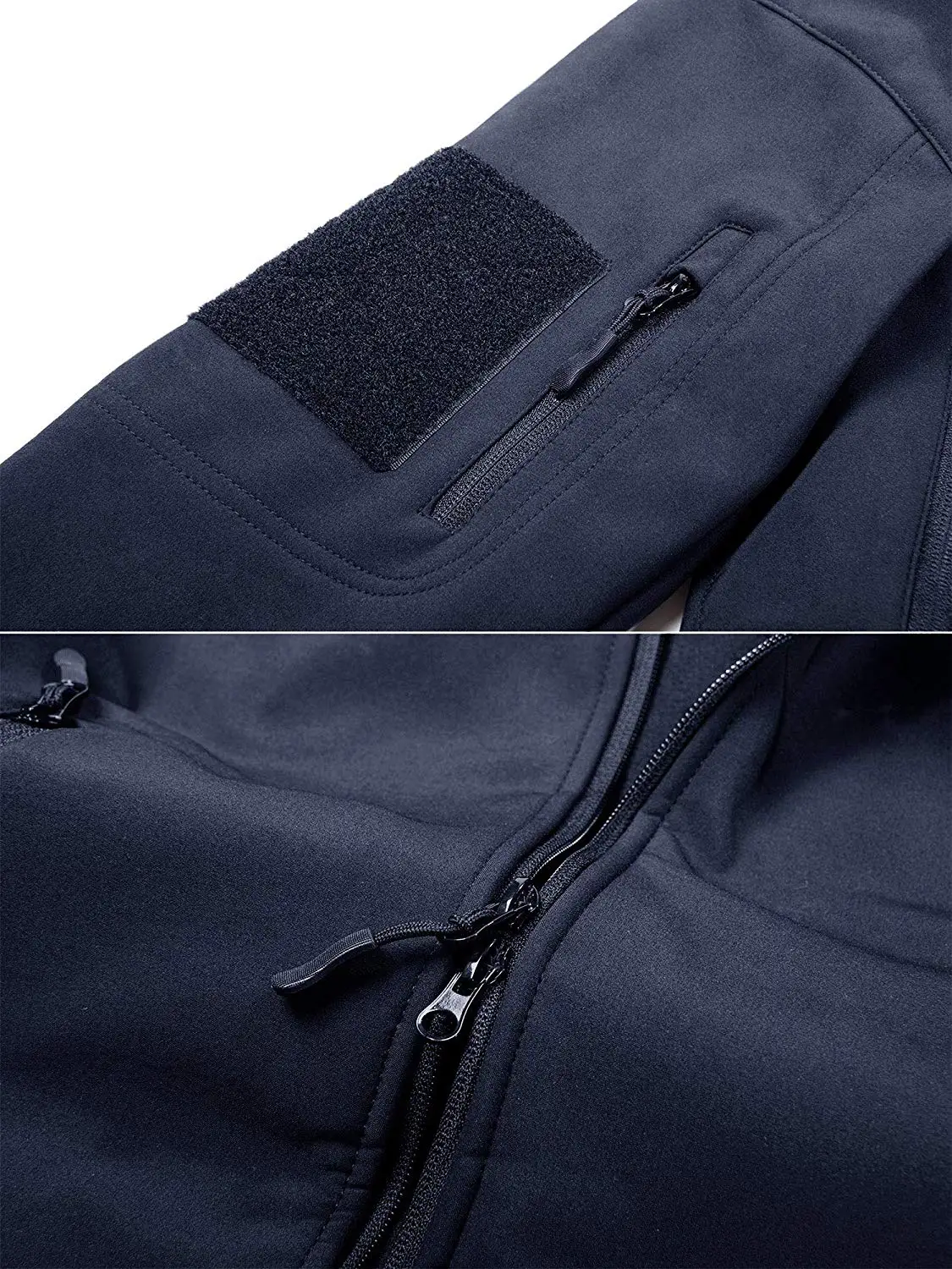 Wholesale custom tactical  Outdoor Waterproof Navy blue  SoftShell Jacket