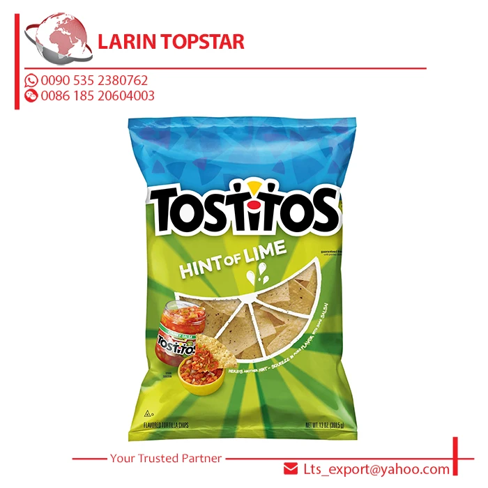 
Tostitos Restaurant Style Hint of Lime Tortilla Chips 411g 