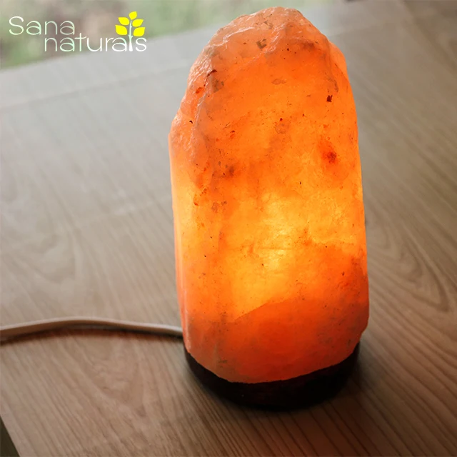 100% натуральная Гималайская скала ручная резная солевая лампа/Успокаивающая и антистрессовая лампа светящаяся янтарным свечением ГИМАЛАЙСКАЯ СОЛЬ