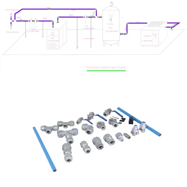 Fan spare parts for BD-37EPM B&D brand rotary screw air compressor