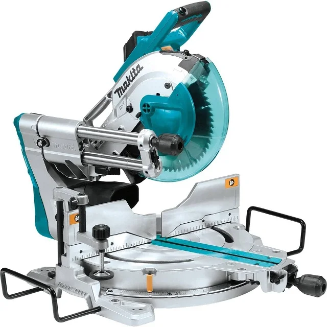 
New Makitas LS1219L 12 Dual Bevel Sliding Compound Miter Saw with Laser 