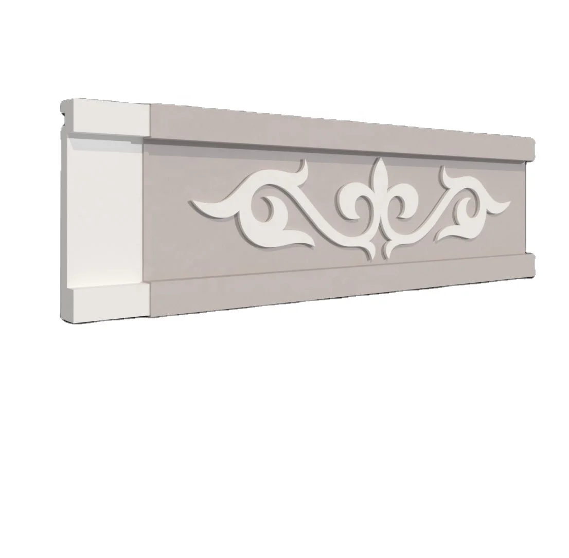 250x40 mm molding for home decoration polystyrene interfloor cornice