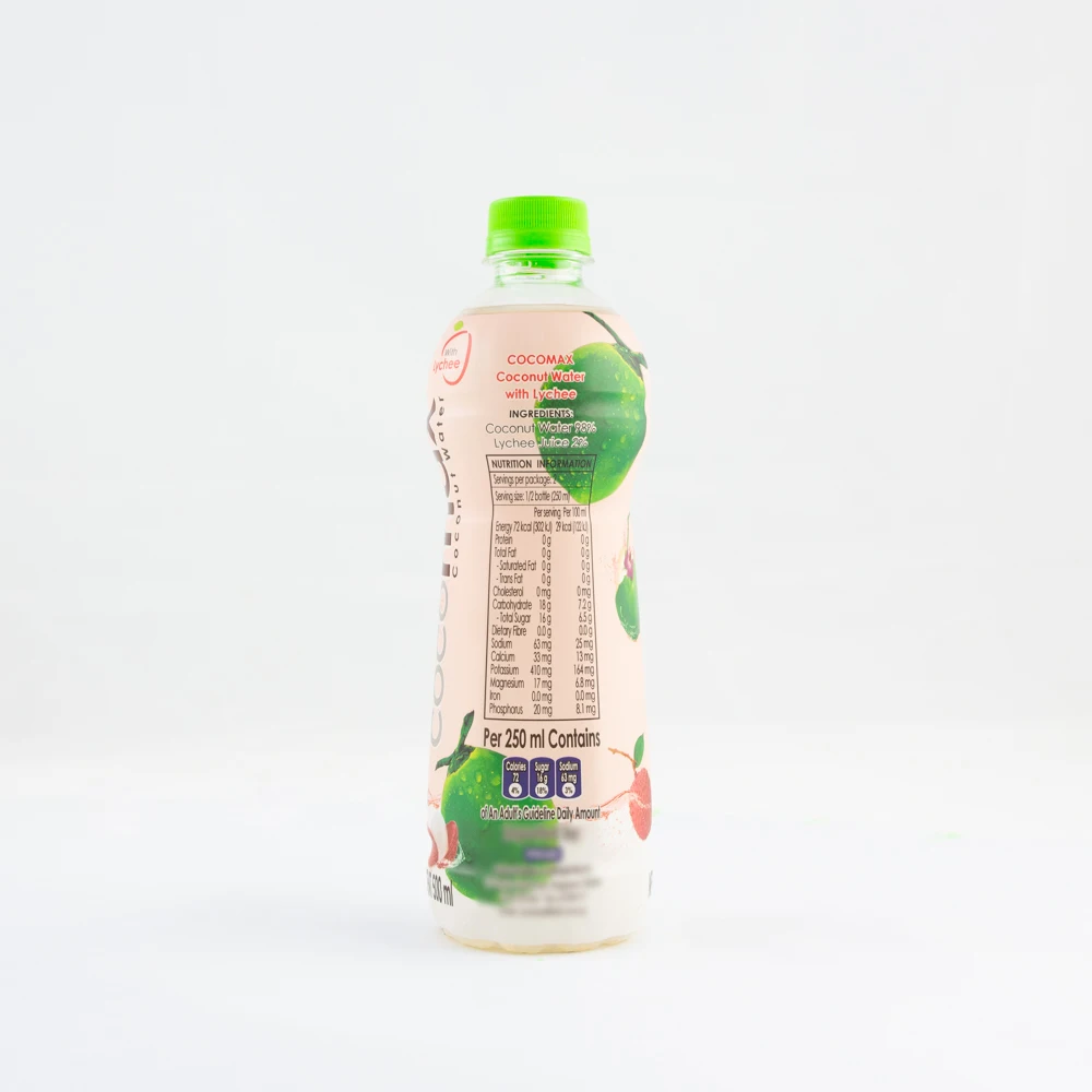 Thailand Superior Quality Soft Drink Coconut Water With Lychee 500ml PET