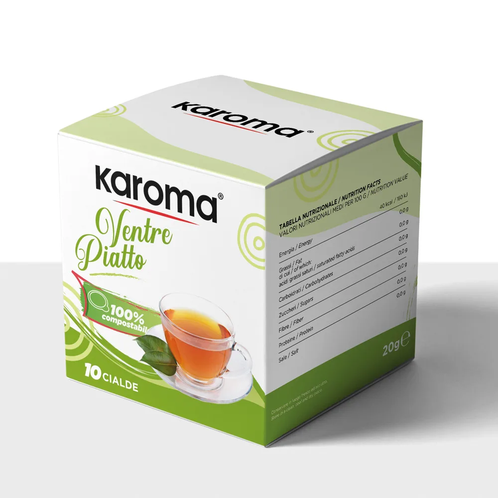 
Karoma FLAT STOMACH slimming herbal tea PODS x10 pcs case 
