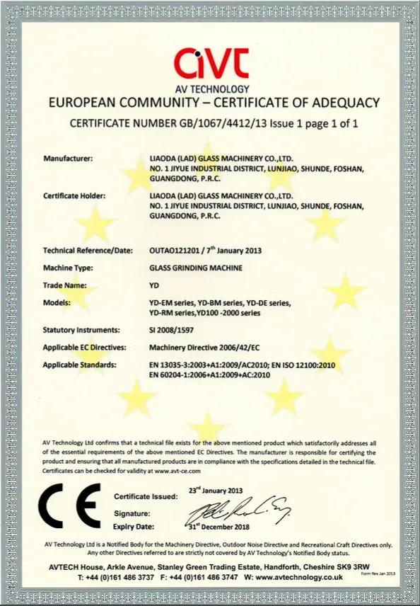 Hot selling Portable faster glass rough grinding machine