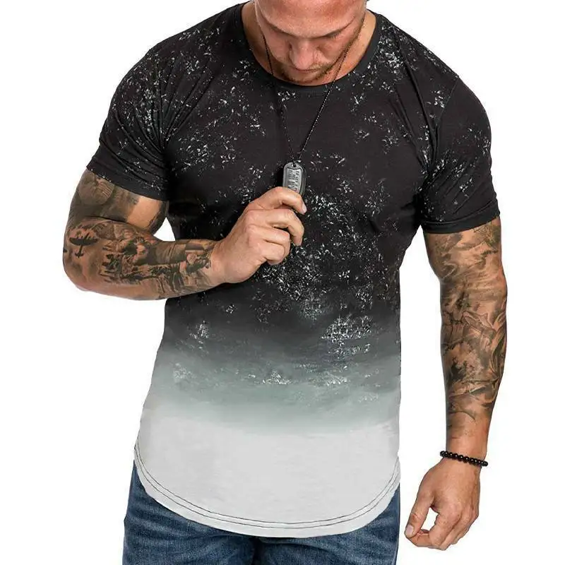 Gradient Color Boys T Shirts Top Trending Fitness Wears Custom Made Logos High Quality Sublimation T Shirts BY XAPATA SPORTS
