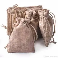  Джутовый мешочек на шнурке сумки высокого качества с индивидуальной печатью и цветом