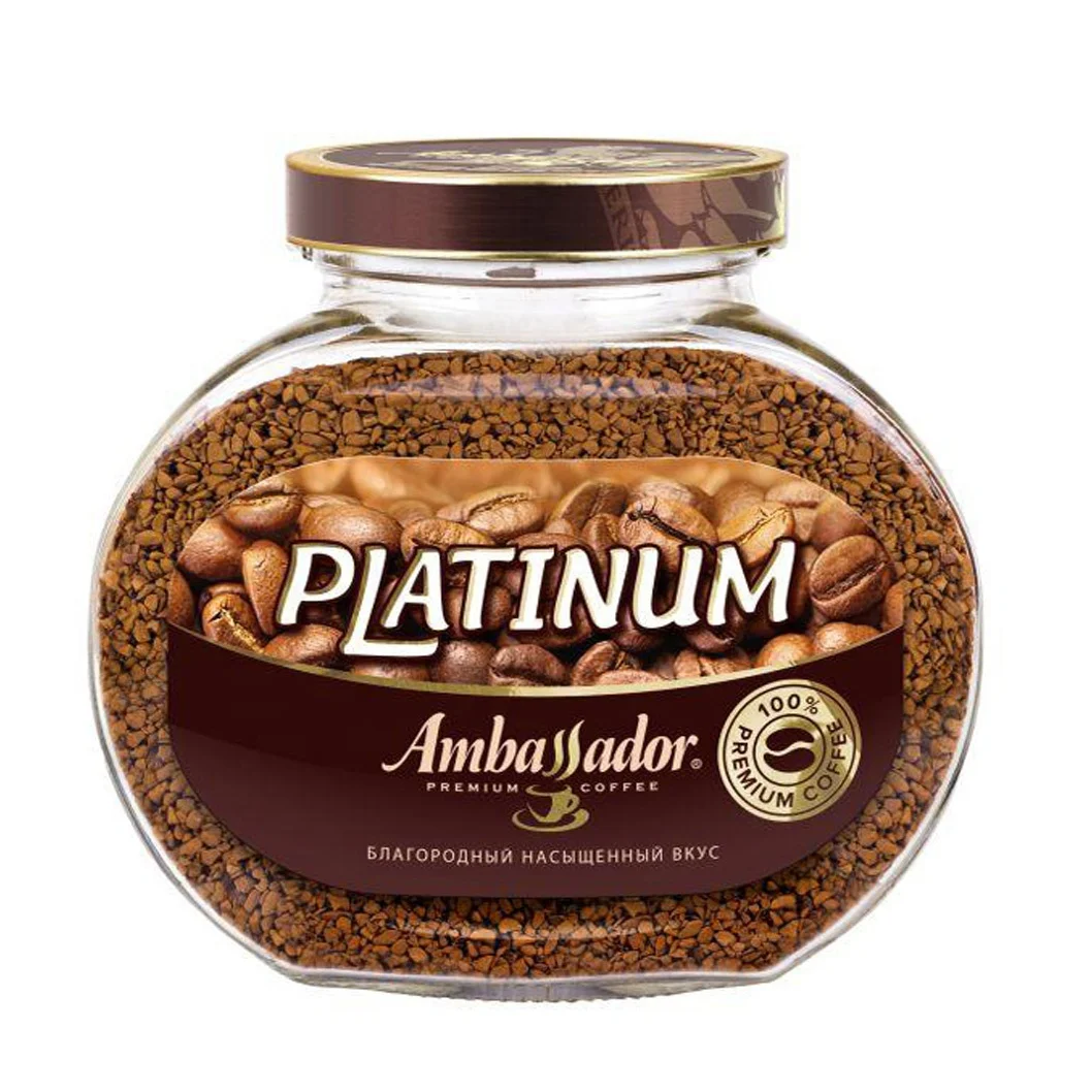 Замороженный растворимый кофе для гурманов, стеклянные банки 190 г * 6 шт., лучшие сорта арабики High-Mountain, изысканный вкус и аромат