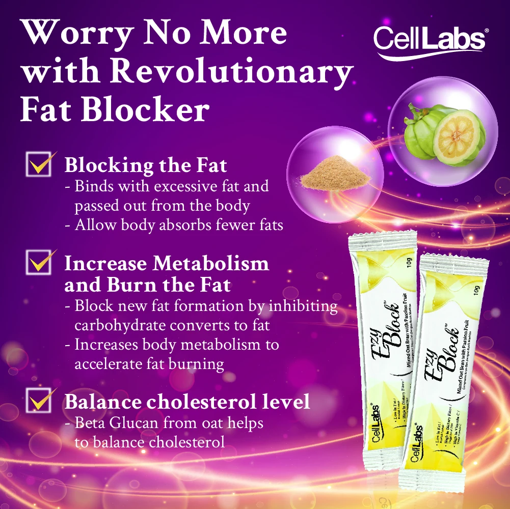 Wholesale Price Weight Loss Fiber CellLabs EzyBlock for Fat Loss