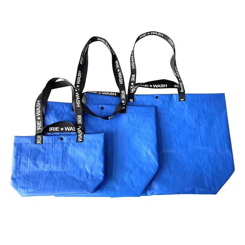 New custom Vietnam large fabric shopping pp lamination PE woven bag with logos
