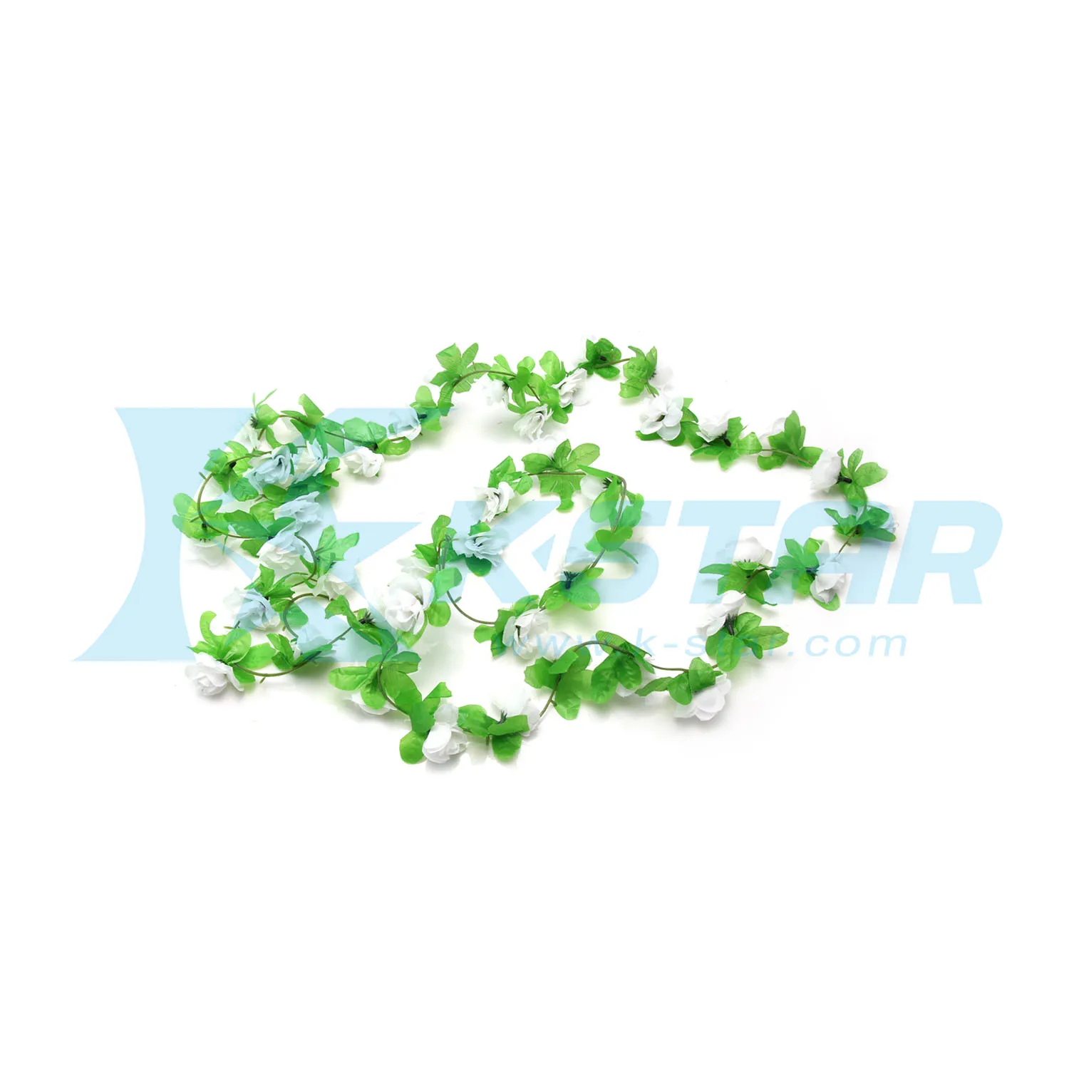 Flower Wreath Garland Of Basket Decorative White Green Bicycle Bike