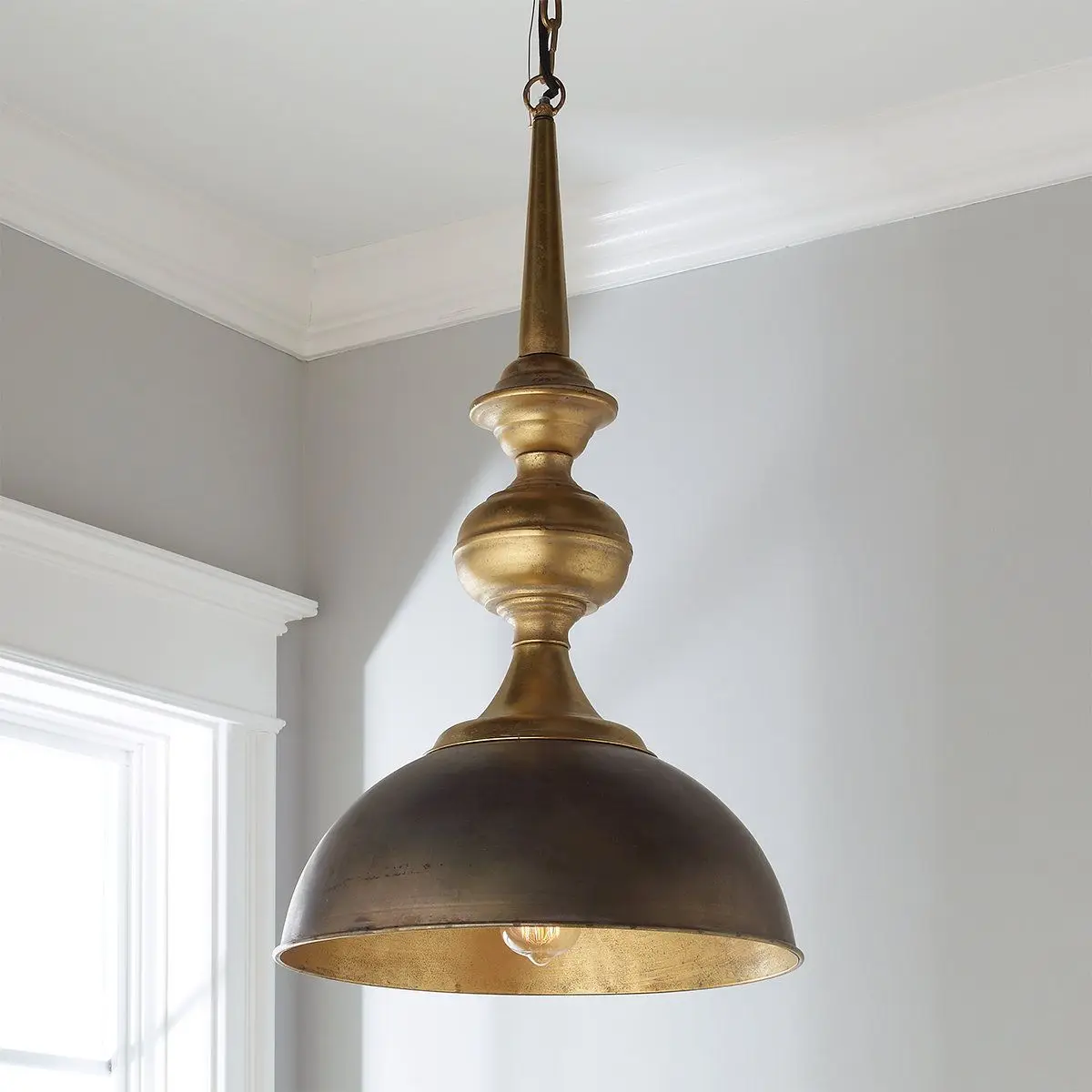 Decor purpose new design Liza Rustic Pendant Light / Metal Dome Pendant Light / Classical Style Pendant Lamp Wall lamp
