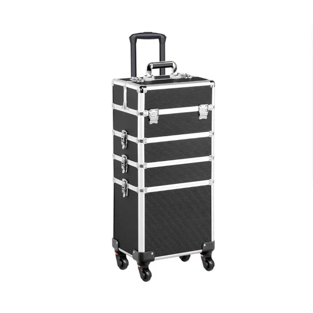 
Professional Nail Polish Organizer Large Makeup Train Case 