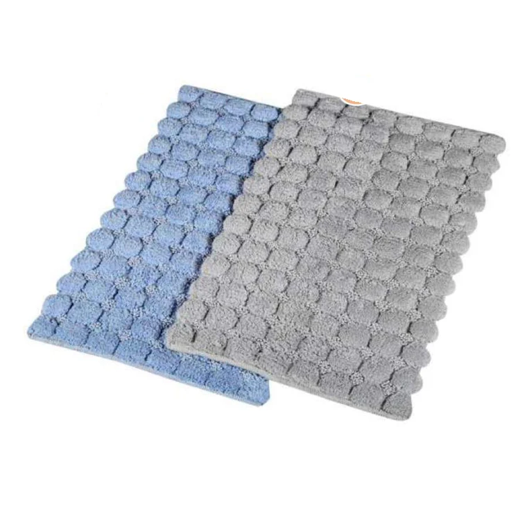 Современный стильный водопоглощающий коврик из 100% органического хлопка для ванной комнаты