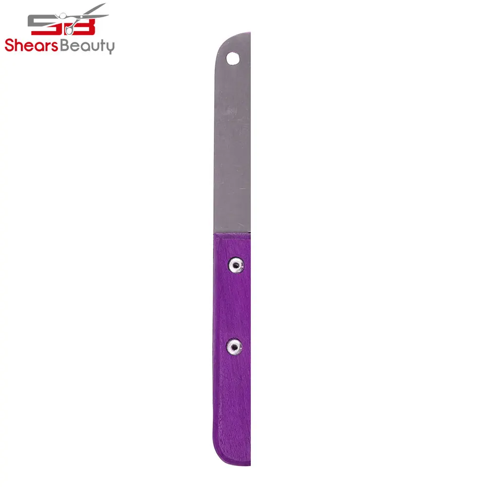 Hot Selling 6-Inch Stripping Knife, Wooden Handle Medium Teeth, 3-Inch Blade Stainless Steel Striping Knife