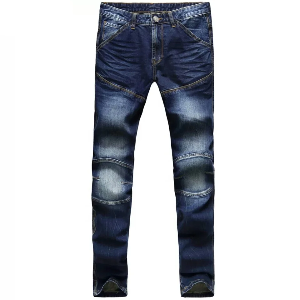 Fashion men 3d jeans design fashion biker stretch hip hop jeans for men