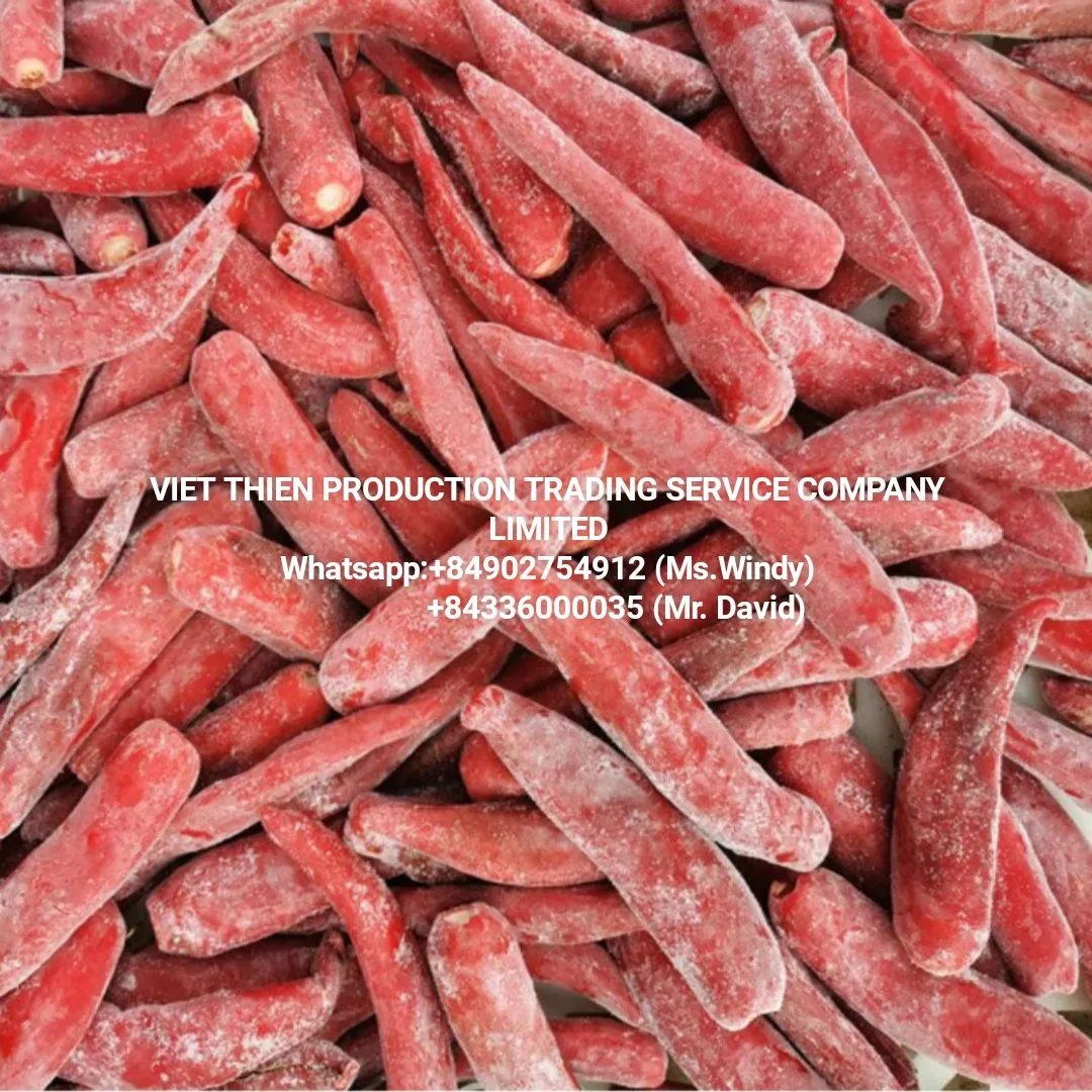 Frozen red hot chili best price and best seller and good quality hot spicy and used as raw material available in large quality