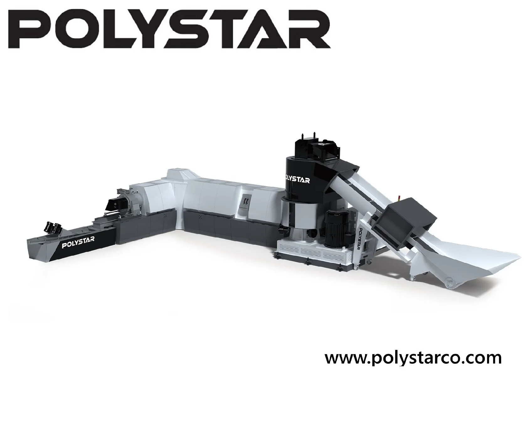 Восстановленный пластиковый гранулятор