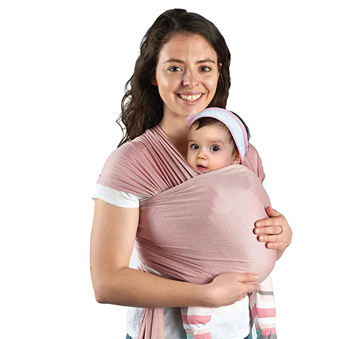 
Bamboo Spandex Knitted Stretchy very soft breathable light weight high quality organic ergonomic tie a baby wrap carrier 