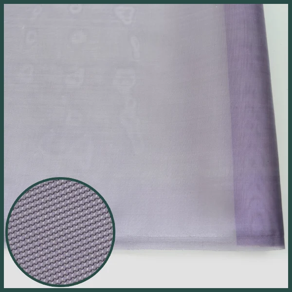 Gold sliver sparkly metallic mesh tulle fabric coated blue mesh fabric for custom, crafts and building fence