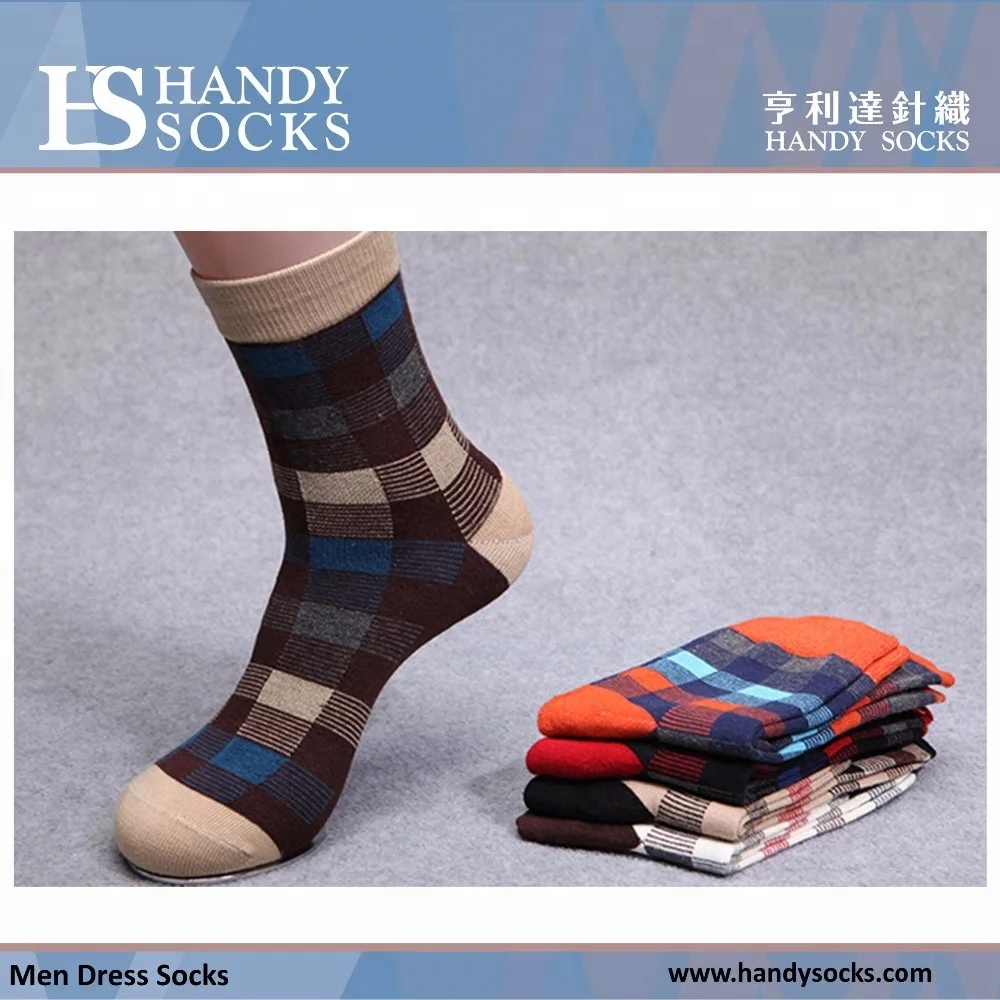 Trend Hit Custom Dots Square Business Dress Socks with Patterned Design