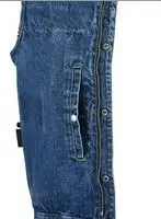 custom print embroidery riding motocross  motorcycle motorbike racing denim jeans vest with protective fire resistance