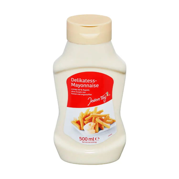 Private Label Good Quality Delicatessen Mayonnaise Sauce 500ml Made in Germany