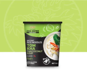 Мгновенная лапша бренда Double Dragon 48 г Тома Кха из Таиланда высокое качество