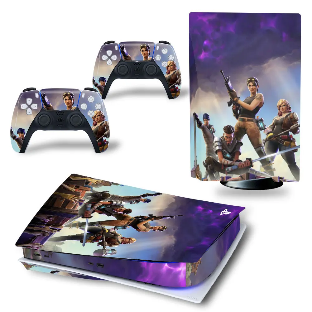 PS5 Game Console Sticker Film Protection Skin Controller Sticker for Sony PS5 Console and Controller Vinyl Skin Sticker